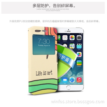 Colorful Leather PU Case for iPhone6. iPhone6 Plus. Armor Case